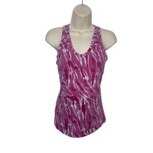 The Balance Collection Womens Small Racer Back Athletic Built In Bra Top